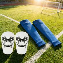 Set de 4 accesorios de fútbol - Esenciales para deportes de fútbol, que incluyen calcetines deportivos, plantillas de entrenamiento, transpirables, multicolor, adecuados para partidos y entrenamientos de fútbol - Multicolor - Ver 8