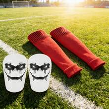 Set de 4 accesorios de fútbol - Esenciales para deportes de fútbol, que incluyen calcetines deportivos, plantillas de entrenamiento, transpirables, multicolor, adecuados para partidos y entrenamientos de fútbol - Multicolor - Ver 9