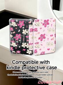 樱花图案平板电脑保护套,兼容 iPad Air 11 英寸 M3 2025 / M2 2024、Air 第五代 2022、Air8 2026(11/13 英寸)、(A16) 11 英寸第十一代 2025,兼容三星 Galaxy Tab、Kindle Paperwhite 第十二代 2024,透明背壳,时尚图案保护套,自动睡眠/唤醒功能,气囊保护,办公和送礼皆宜。 - 彩色 - 查看 8