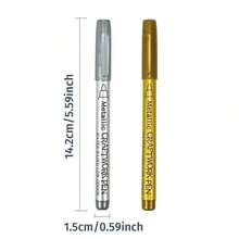 1pc Golden Tombstone Marker | Restores Faded Text On Tombstones And Granite Surfaces, Weather-Resistant, Quick-Drying Oil-Based Fine Tip, Designed For Cemetery Maintenance And Marble Tile Color Restoration, Specifically For Cemetery Upkeep And - Multicolor - View 8