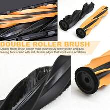 Accessories For Dreame X50 Ultra/L50 Ultra/L40S Vacuum Cleaner: Main Brush, Filter Net, Mop Cloth, Side Brush - View 3