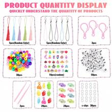 Colorful Rubber Band Bracelet Making Kit, DIY Craft Set With Storage Box, Loom Bands, Hooks, S-Clips, Charms, Tassels And Accessories For Jewelry Making And Personalized Creations - Rubber Band Braiding Kit - View 7