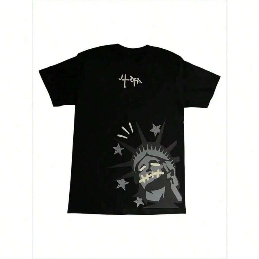 High-End Utopia T-Shirt For Men - White - View 1