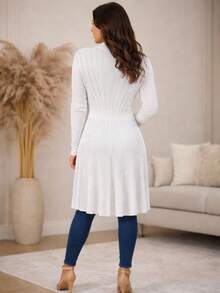 Women Coats - 白色 - 查看 2