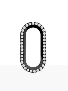Shockproof Glitter Diamond Rhinestone Compatible With SamsungA57 Lens Protective Film, SamsungA37 Camera Protective Cover, Full Coverage, No Loss Of Pixels, High-Definition Tempered Glass AR Mother's Day Gift - Diamond Black - View 5