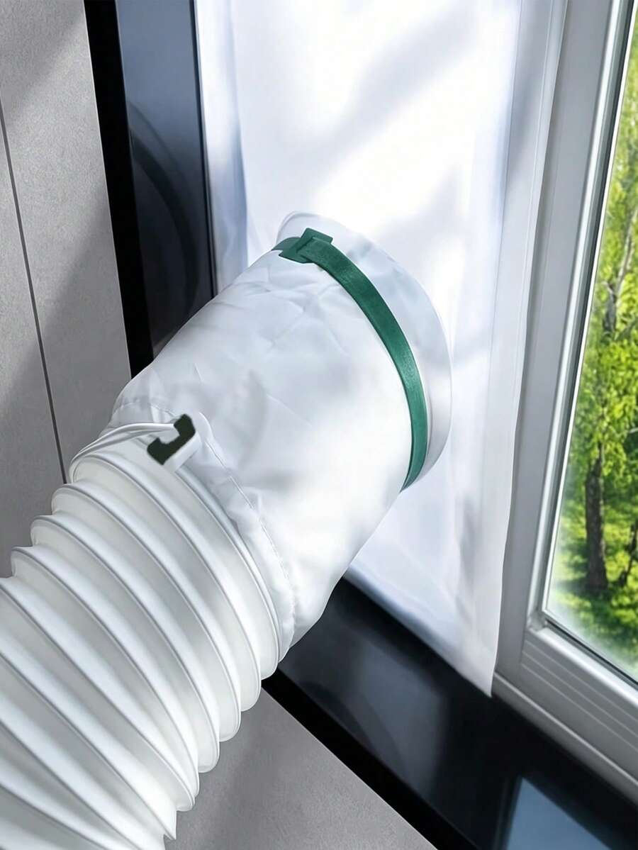 Portable Air Conditioner Window Seal Strip, Sealing Effect Air Conditioner Window Ventilation Kit, Suitable For Portable Air Conditioner Glass Dryer, Adjustable Length 25x92cm, Upgraded Version Easy To Install - Multicolor - View 1