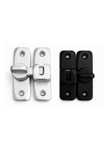 2pcs/1pc Drill-Free Door Latch, Sliding Door Latch, Lockable Latch, Special Sliding Door Latch, Sliding Door Clasp, Thickened Hotel Bathroom Door & Window Lock, Drill-Free Aluminum Alloy Solid Door Anti-Theft Lock, Household Essential - Multicolor - View 23