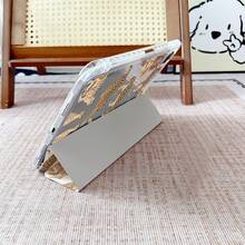 1 chiếc ốp lưng máy tính bảng họa tiết da báo có khe đựng bút, chân đế từ tính đa góc với chức năng tự động tắt/mở màn hình, tương thích với iPad Pro/Air, , Pad 5/6/7, Matepad, Honor Pad. - Nhiều màu - Xem 9