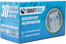 Arkwright Reusable Smart Pads Box - (Pack Of 30) Disposable Or Washable Microfiber Mop Pads Compatible With  Mop Heads, Dry And Wet Mops For Many Types Of Floor Cleaning, 18 In, Blue - Màu A - Xem 2