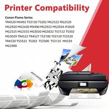2 Pack 245XL Ink Cartridge Replacement For Cannon 245XL 246XL Combo Pack PG-245XL CL-246XL For Pixma TR4520 TR4527 MG2522 MG2520 MX490 MX492 TS202 TS302 TS3320 MG2920 Printer (Black, Color) - View 6