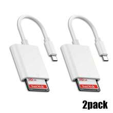 即插即用型 SD 卡读卡器，相机适配器读取器 Type-C 兼容 17 Pro Max/17 Pro/17/Air/16/15/14/13/12/11/XS/XR/8/7/6、S25/S24/S23/S22/S21/S20 系列高速读卡器 - 查看 10