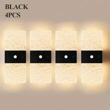 Crystal Motion Sensor Wall Lamp, LED Magnetic Wall Light, 1200mAh Battery-Powered Night Light, Easy To Install, Adjustable Color Temperature And Brightness, Suitable For Hallways, Bathrooms, Bedrooms, Stairs, Home Decor, Living Room Decor, - Square Hill - View 26