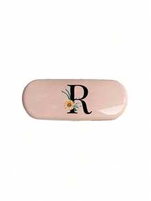 Hard Eyeglass Case With A-Z Letter & Pink Daisy Flower Print, Portable Protective Eyewear Case, Waterproof Dustproof Glasses Storage Box, Suitable For Students Daily Use, Mother's Day Gift, Fits Regular Glasses And Fashion Glasses - Multicolor - View 22