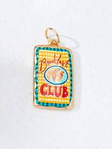 Bộ 1 mặt dây chuyền tráng men chủ đề kỳ nghỉ hè, phụ kiện trang sức có thể thay đổi bao gồm hình cây cọ, hoa anh đào và nhiều họa tiết khác, thích hợp để đeo nhiều lớp vòng cổ. - Nhiều màu - Xem 37