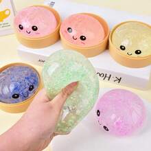 1 pieza Juguete Squishy de polvo de gelatina, juguete antiestrés Squishy, suave y apretable - Multicolor - Ver 4