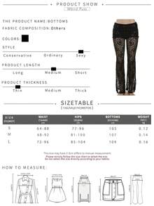 Faldas sexis de verano con diseño de gato extraño para mujer, pantalones Y2K elegantes coquetas elásticas de  de verano, ropa informal firme y salvaje, pantalones - Negro - Ver 3