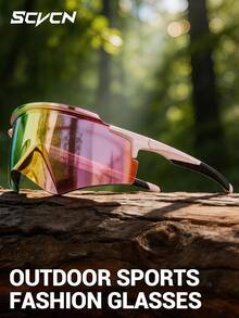 SCVCN Cycling Glasses, Suitable For Mountain Bike, Road Bike, Racing Bike, Outdoor Sports, Hiking, Camping, Unisex - Multicolor - View 7
