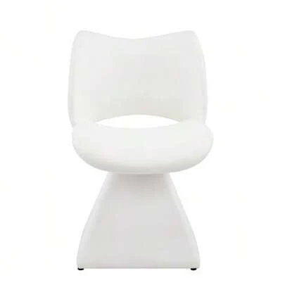 Comfortable Swivel Chair In Black, Modern High-Back Chair Made Of Synthetic Leather, Ideal For Dining Rooms, Home Offices And Living Rooms.