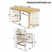 Modern Outdoor Set, Leisure And Meeting Set For Several People, Iron Frame, Woven Armrests, Including Seat Cushions - 米色,棕色,自然色 - 查看 2