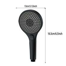 1 Vòi sen cầm tay áp lực cao 13cm, bảng điều khiển lớn, điều khiển một chạm với ba mức phun nước. Vòi sen cầm tay. Vòi sen áp lực cực cao dành cho phòng tắm gia đình. Bảng điều khiển phun nước cực lớn. Chuyển đổi một chạm giữa chế độ phun mưa, phun tia và phun hỗn hợp ba mức nước. Vòi sen cầm tay áp lực cao mạnh mẽ. Thiết bị tắm rửa gia đình. - Nhiều màu - Xem 9