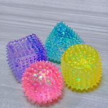 Super Cute 3D Maltose Geometric Cube Squeeze Ball Toy - Soft Squishy Sensory Educational Toy, Easter Party Outdoor Game Gift - 隨機款式(1PC) - 查看 1