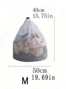 Laundry Wash Bag With Drawstring For Delicates Hanging Mesh Laundry Hamper Multi-Functional Clothes Storage Mesh Bag For Bathroom Apartment RV College Dorm Laundry Organization Bedroom Room Decor Laundry Basket Laundry Room Accessories - Multicolor - View 14