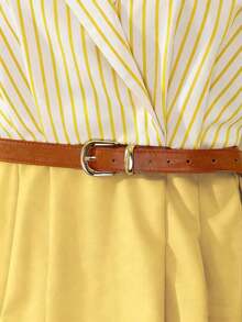 Women Midi Dresses - 黃色 - 查看 3