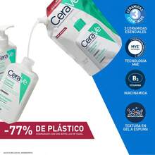 CeraVe Gel Limpiador Espumoso 473ml Limpiador Facial Piel Normal Grasa Ceramidas Acido Hialuronico Niacinamida Limpieza Profunda Uso Diario - Limpieza profunda - Ver 4