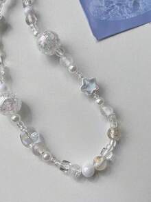 Keychain Making Supplies Jewelry Charms For Bracelets INS High-End Y2K Sweet Hot Girl Cute Handmade Phone Chain CCD Camera Lanyard Beaded Pendant - Clear - View 3
