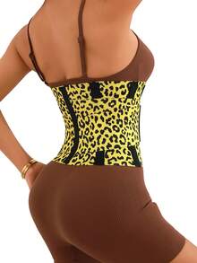 Women's Waist Cincher, Sports Shapewear, Belly Control Corset, Breathable Mesh High Elastic Comfort Fit, Suitable For Gym And Daily Wear, Underwear, Everyday - Hot Pink - View 4