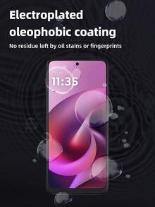 Bộ 3 miếng dán màn hình điện thoại Android chống sốc, kính cường lực bảo mật, chống nhìn trộm, độ cứng cao, chống bám vân tay, chống trầy xước, dễ dàng lắp đặt, tương thích với ốp lưng điện thoại Android, quà tặng Ngày của Mẹ. - màu đen - Xem 6