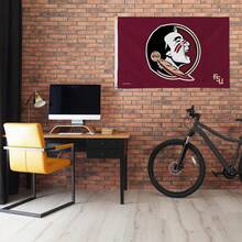 Rico Industries  Florida State Seminoles Garnet 3' X 5' Banner Flag Single Sided - Indoor Or Outdoor - Home Décor - View 4