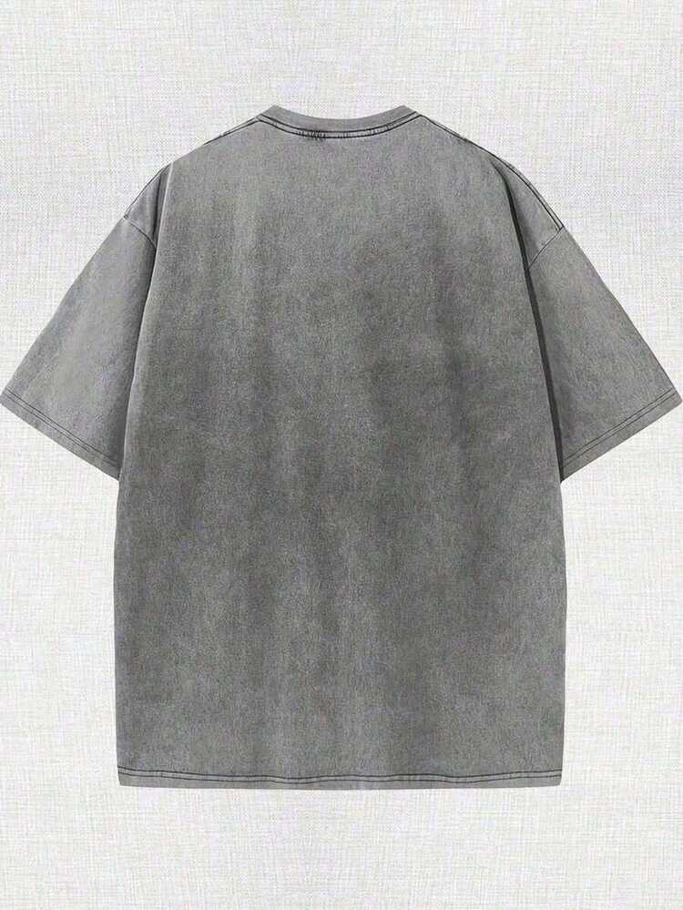 Camiseta Lavada Mimikyu - Gris - Añade 2