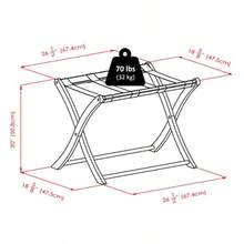 Luggage Racks - Noyer - Voir 7