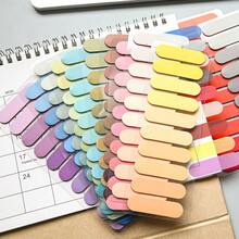 200pcs/Pack Transparent PET Gradient Index Stickers, Colorful Round Tip PET Index Stickers, Retro European And American Colors, Index Stickers, Morandi Color Notes, Indicator Stickers, Classification Marking Stickers School Supplies - one-size - View 9