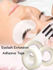 美睫透气胶带嫁接睫毛辅助隔离无纺布PE胶带分离上下睫毛，可撕开透气伤口保护贴，美甲保护工具 - 無色 - 查看 2