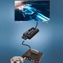 N64 转高清适配器，Gamecube SNES SFC 转高清电视转换器，Gamecube Super，兼容 1080P 和 PAL/NTSC 制式，即插即用 - 查看 4