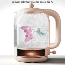 Mordedor Calmante De Silicona De Grado Alimenticio 4piezas - Marrón Mocha - Ver 5