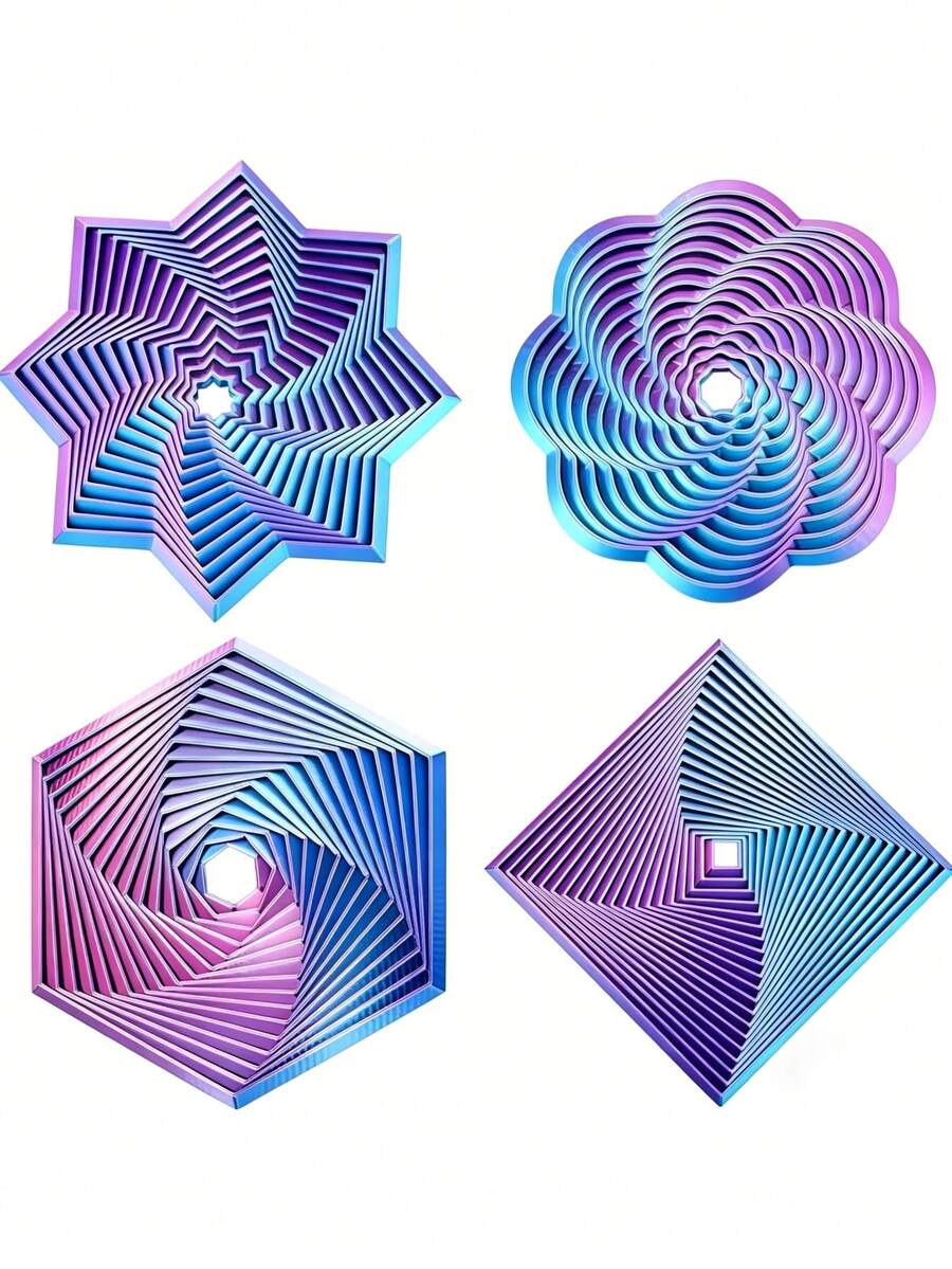 2 món đồ chơi giảm căng thẳng in 3D, thiết kế hình lục giác fractal, hình xoắn ốc xoay, đồ chơi giảm stress giác quan, thích hợp làm quà tặng ngày lễ, Giáng sinh, sinh nhật (màu tím nhạt), trò chơi tiệc tùng, tiệc độc thân, đồ dùng tiệc độc thân, trò chơi tiệc tùng, kỷ niệm, đồ chơi, trang trí sinh nhật, đồ dùng tiệc tùng, đồ dùng tiệc sinh nhật, đồ dùng tiệc tốt nghiệp.