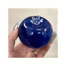 1PC High-Quality Soothing Giant Blueberry Stress Relief , Blueberry Shaped Jelly Texture Squeeze , Slow Rebound Desk Decor For Pressure Relief - Multicolor - View 2