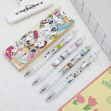 Bộ 4 bút bi Snooker dễ thương SNOOPY, đồ dùng học tập, văn phòng phẩm, đồ dùng học tập, quà tặng tiệc tùng hoàn hảo, quà tặng ngày lễ cho người hâm mộ, đồ dùng học tập và đồ dùng tựu trường. - Nhiều màu - Xem 4