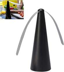 STARLEY - Ventilador Espantamoscas Silencioso para Mesa 25 cm – Repelente de Insectos Portátil para Comedor y Picnic, Color Negro (2 Pilas AA No Incluidas) - Negro - Ver 3