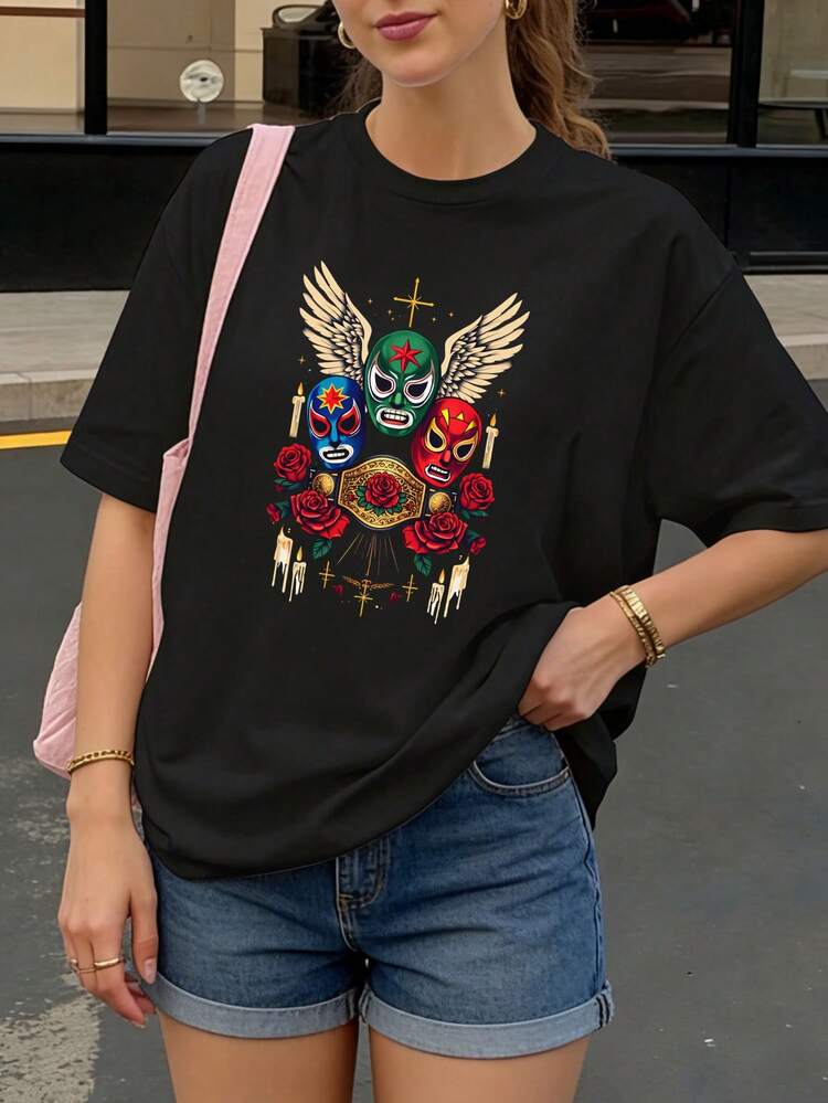 Women T-Shirts - màu đen - Xem 1