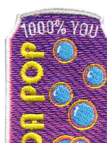 1pc Soda Pop 100% You Patch Animated Cartoon Singers Embroidered Iron On - Multicolor - View 4