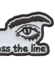 1 miếng vá thêu hình mắt ca sĩ nhạc pop "Did I Cross The Line" (1 cái) để ủi lên quần áo. - Nhiều màu - Xem 5