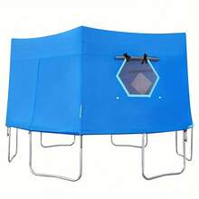 Tent, Waterproof Oxford Cloth Trampoline Cover, Trampoline Tent Cover With Windows, Sunshades, And Skylights, Suitable For Round Trampolines, 6ft-15ft Trampoline Sunshade. - Blue - View 7