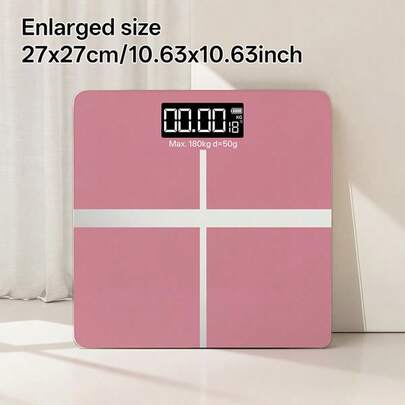 AVXLRQ Weight Scale Electronic Scale, 396 Pound Digital Bathroom Scale, High-Precision Weight Scale With LCD High-Definition Display And Temperature Display (Switchable Between KG And Scale), Ultra Wide Platform, High-Precision Electronic Weighing