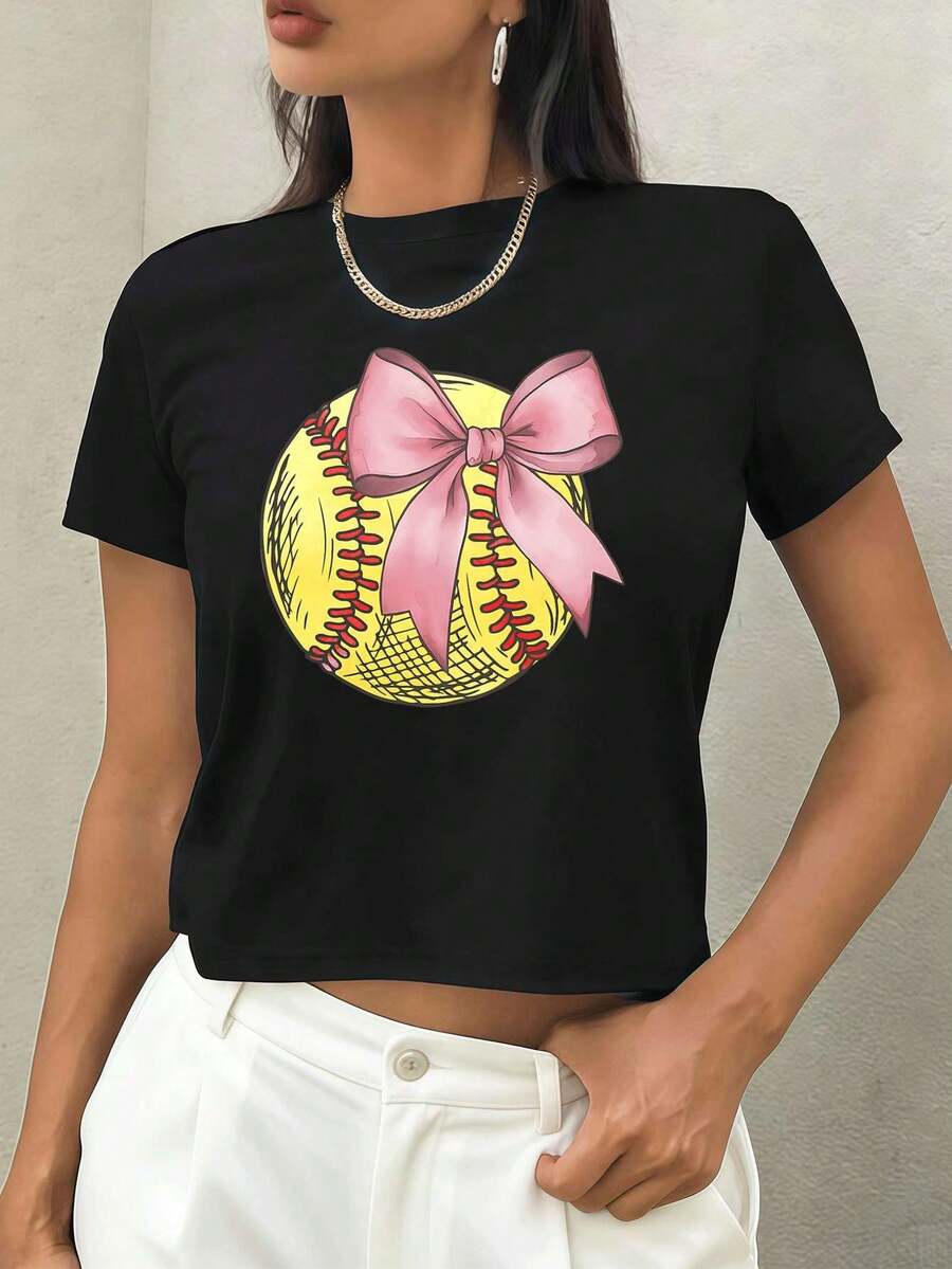 Women T-Shirts - Black - View 1