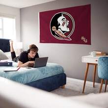 Rico Industries  Florida State Seminoles Garnet 3' X 5' Banner Flag Single Sided - Indoor Or Outdoor - Home Décor - View 6