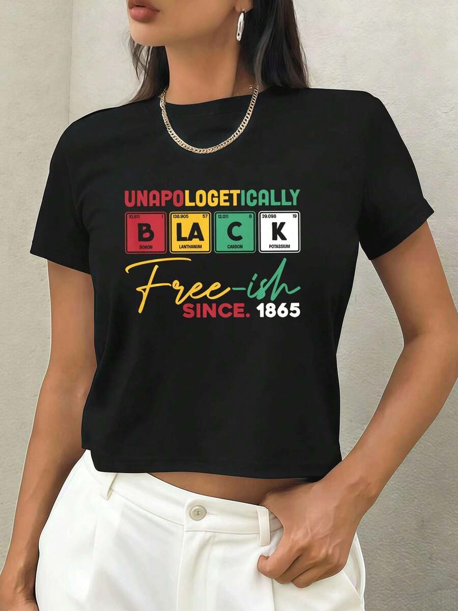Women T-Shirts - Black - View 1